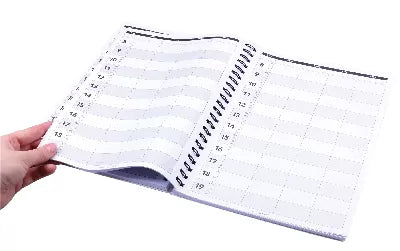 Carnet de rendez-vous 21x30cm 4 colonnes 300 Pages