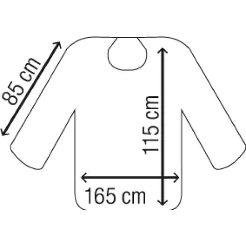 Peignoir Politex Noir Scratch