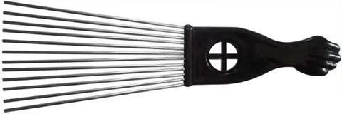 Peigne Afro dents metal
