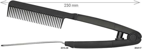 Peigne pince métal spécial lissage