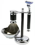 Coffret de rasage 100% Blaireau