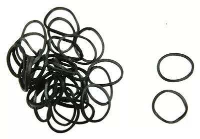 Elastiques Silicone 20 mm noirs