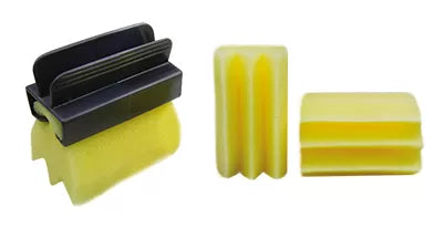 Éponge Saturateur à Poignée- Avec 3 Éponges Jaunes