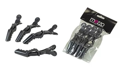Pinces XL Polux - 140 mm, Noires, Lot de 4