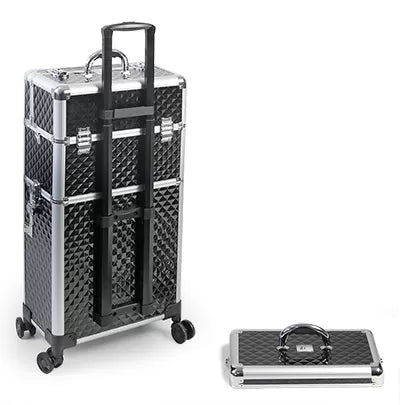Valise BI-CAZ Noire 4 Roulettes
