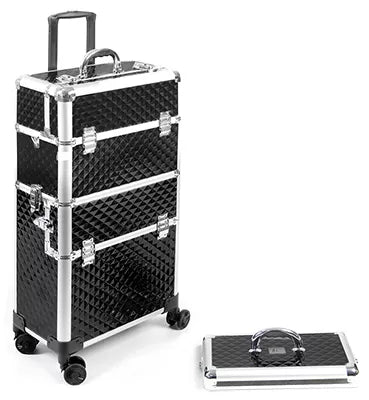Valise BI-CAZ Noire 4 Roulettes