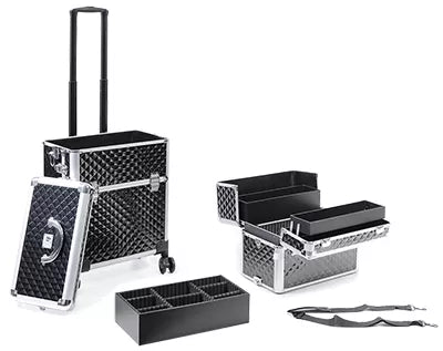 Valise BI-CAZ Noire 4 Roulettes