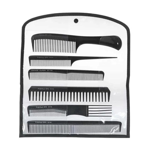 Trousse de 6 peignes professionnels