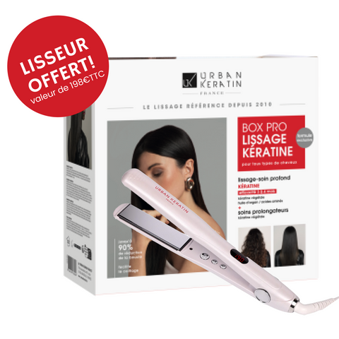Box Pro Lissage 6x400ml My Kératine + Lisseur OFFERT