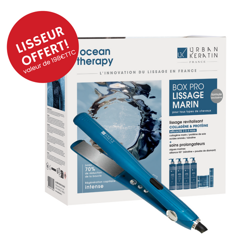 Box Pro Lissage Ocean Therapy 6x400ml + Lisseur OFFERT