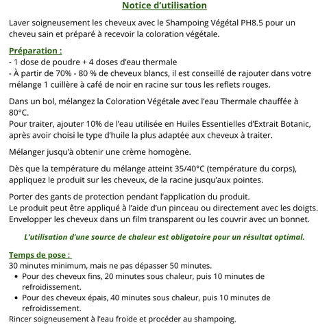 Coloration Végétale 100g