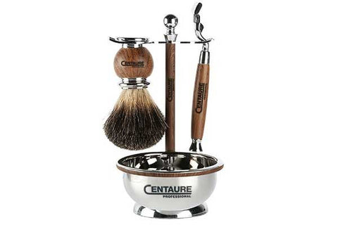 Coffret de rasage Blaireau poils mixtes